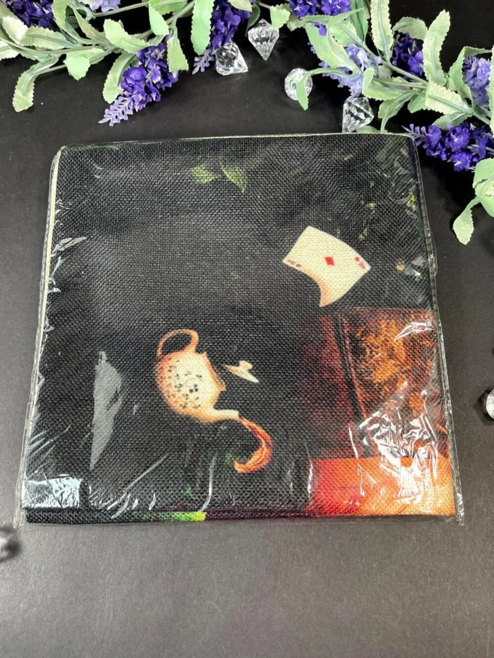Alice Wonderland Accent Pillowcase Clock Rabbit Throw Pillow Cushion Cover Decor